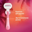 Электрическая зубная щётка Oral-B Vitality Pro лиловая + Женская бритва Gillette Venus Comfortglide Miami с 1 сменной кассетой и держателем