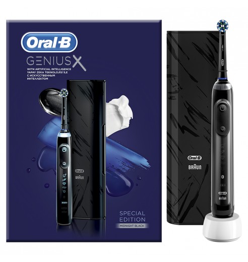 Электрическая зубная щетка Oral-B Genius X 20000N Special Edition Черная