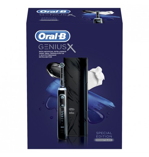 Электрическая зубная щетка Oral-B Genius X 20000N Special Edition Черная