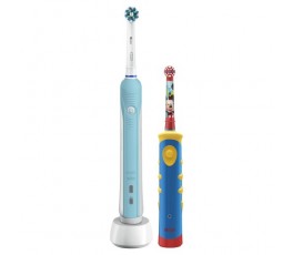 Набор электрических зубных щеток Oral-B Family Pack (Professional Care 500 + Kids D10.513K)