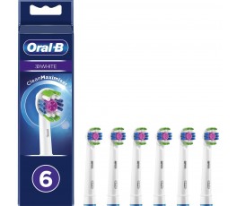 Насадка для зубных щеток Oral-B 3D White CleanMaximiser EB18рRB (6 шт)