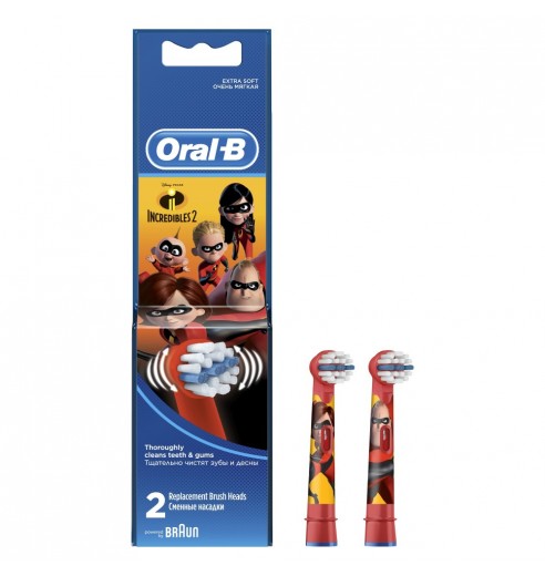 Насадка для зубных щеток Oral-B Stages Kids Суперсемейка (2 шт)