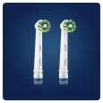 Электрическая зубная щетка Oral-B Vitality Pro D103.413.3 Cross Action Protect X Clean, белый + Насадки Oral-B CrossAction EB50RB-2, 2 шт