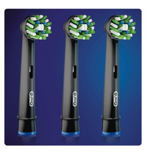 Насадка для зубных щеток Oral-B CrossAction Black EB50BRB (3 шт)