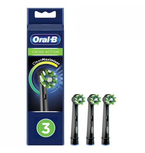 Насадка для зубных щеток Oral-B CrossAction Black EB50BRB (3 шт)