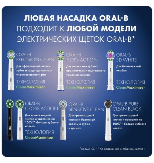 Насадка для зубных щеток Oral-B Precision Clean EB20RB (9 шт)
