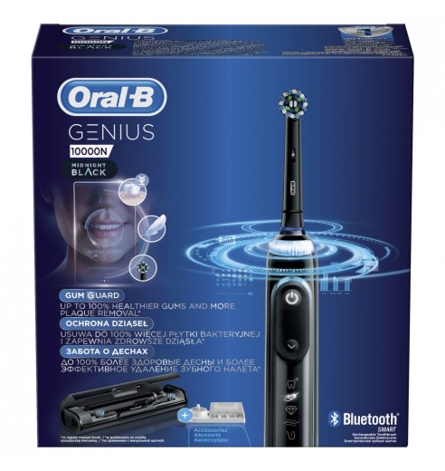 Электрическая зубная щетка Oral-B Genius 10000N Black D 701.525.6XC