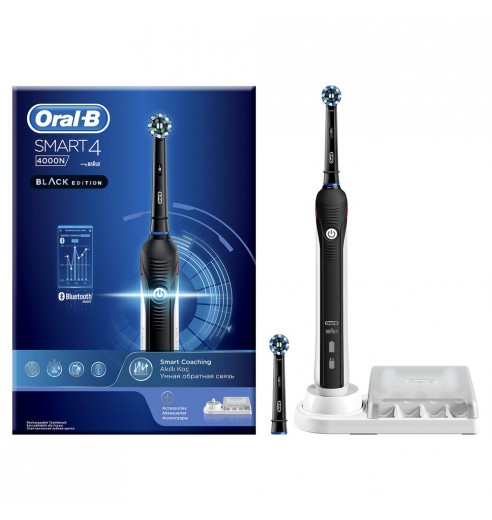 Электрическая зубная щетка Oral-B Smart 4 4000N Black edition D601.525.3