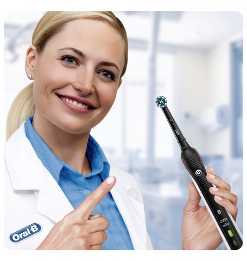 Электрическая зубная щетка Oral-B Smart 4 4000N Black edition D601.525.3