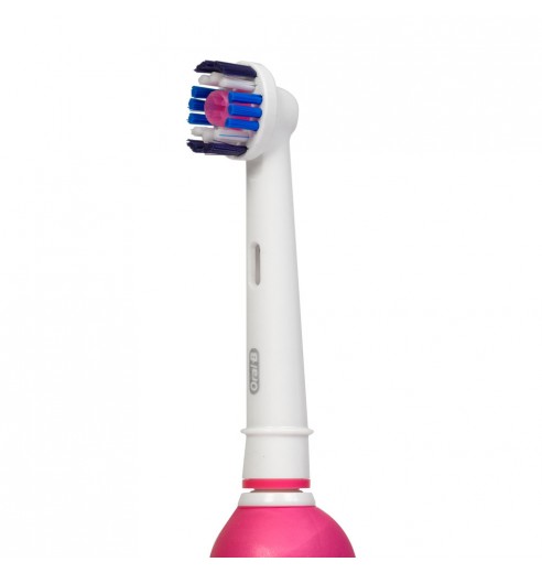 Электрическая зубная щетка Oral-B PRO 750 Pink (Розовая) D16.513.UX + Футляр + Насадки EB20RB Precision Clean 2 шт
