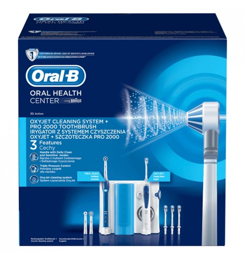 Зубной центр Oral-B ProfessionalCare OC501.535.2 OxyJet + PRO2000