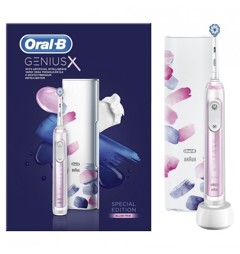 Электрическая зубная щетка Oral-B Genius X 20000N Special Edition Розовая