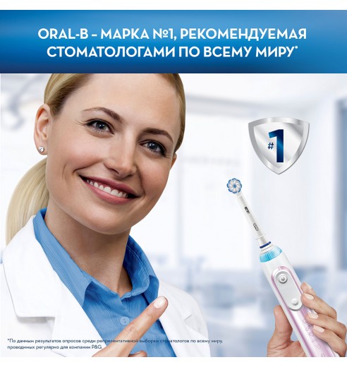 Электрическая зубная щетка Oral-B Genius X 20000N Special Edition Розовая