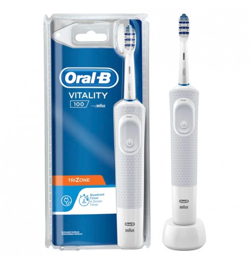 Электрическая зубная щетка Oral-B Vitality TRIZONE 100 WHITE