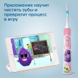 Детская электрическая зубная щетка Philips Sonicare For Kids HX6352/42 розовая