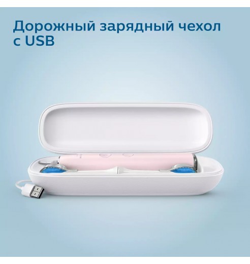 Электрическая зубная щетка Philips Sonicare DiamondClean HX9911/29 розовая