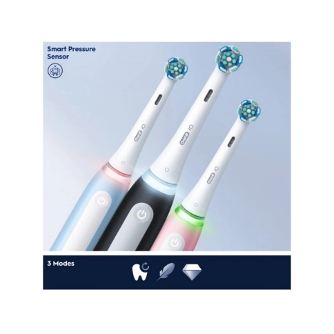 Электрическая зубная щетка Oral-B iO 3 Brush Pink + Насадка Ultimate Clean (4 шт) 3