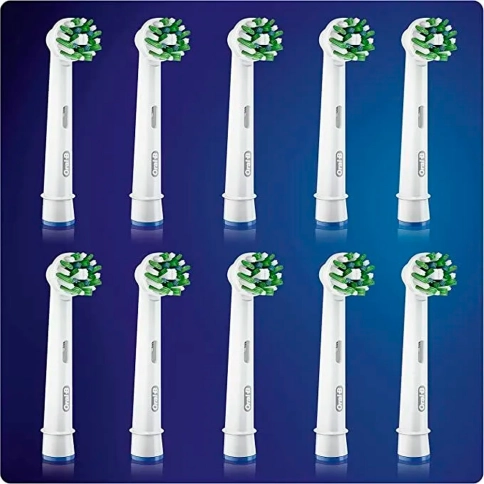 Насадка Oral-B CrossAction для эффективной чистки (10 шт) белая 3