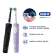 Набор электрических зубных щеток Oral-B Vitality Pro DUO черная и лиловая (2 шт) 1