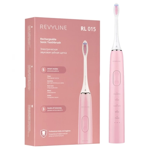 Электрическая зубная щетка Revyline RL015 розовая 4