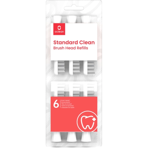 Насадка для зубных щеток Oclean P2S6 W06 (6 шт) 1