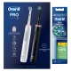 Набор электрических зубных щеток Oral-B Pro 3 DUO черная и белая (2 шт) с насадкой Oral-B CrossAction для эффективной чистки (6 шт) 21