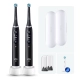Набор электрических зубных щеток Oral-B iO 6 DUO Black Lava (2 шт) насадками Ultimate Clean (4 шт)