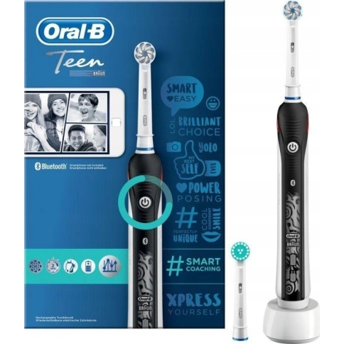Зубная щетка электрическая Braun Oral-B Teen D601.523.3, черная 1