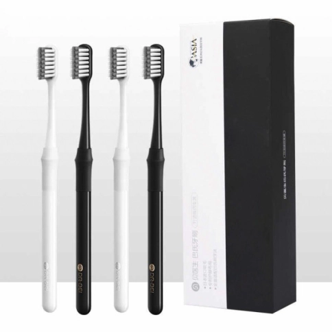 Набор зубных щеток Dr.Bei Bass Toothbrush Bamboo Joint 4 шт 1