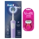 Электрическая зубная щётка Oral-B Vitality Pro лиловая + Женская бритва Gillette Venus Snap 31
