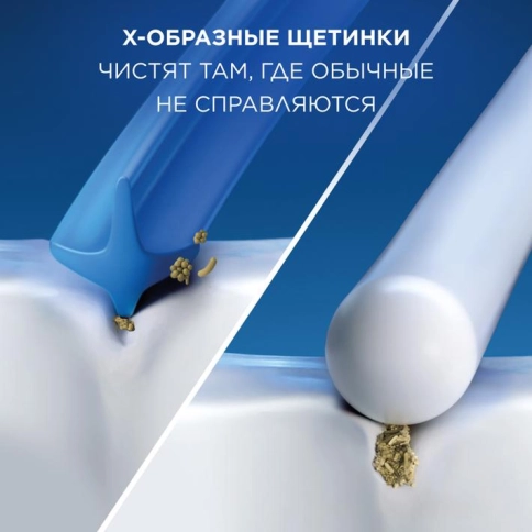 Набор насадок Oral-B: CrossAction (6 шт) белая , 3D White (4 шт) белая 6
