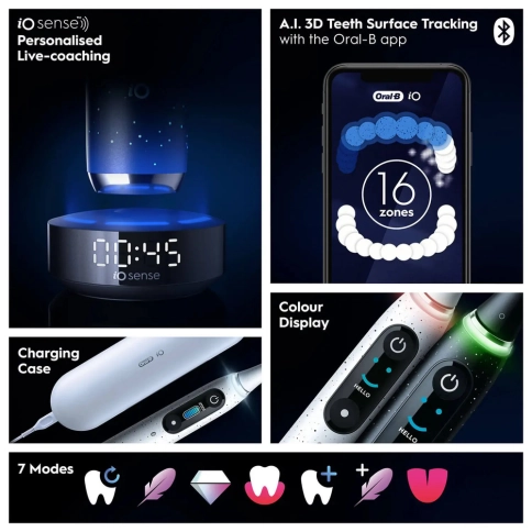 Электрическая зубная щетка Oral-B iO 10 Cosmic Black 8