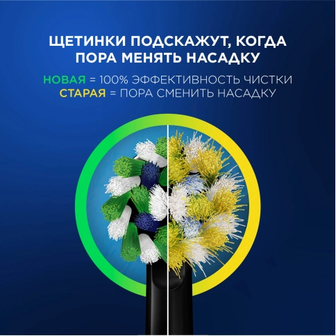 Электрическая зубная щётка Oral-B Vitality Pro Черная с бритвой мужской Gillette Fusion 5 Proglide и насадка Cross Action 15