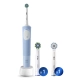 Электрическая зубная щетка Oral-B Vitality Pro D103.423.3H Голубая+дополнительная насадка Oral-B EB60 Sensitive Clean, 1 шт+Насадка Cross Action 0