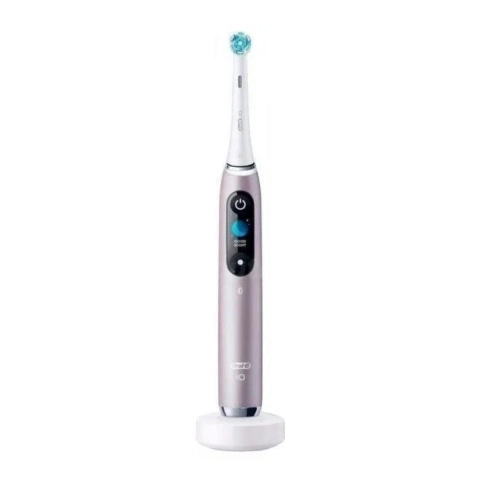 Электрическая зубная щетка Oral-B iO 9 Rose Quartz +Насадки Oral-B iO Ultimate Clean (4 шт) 1