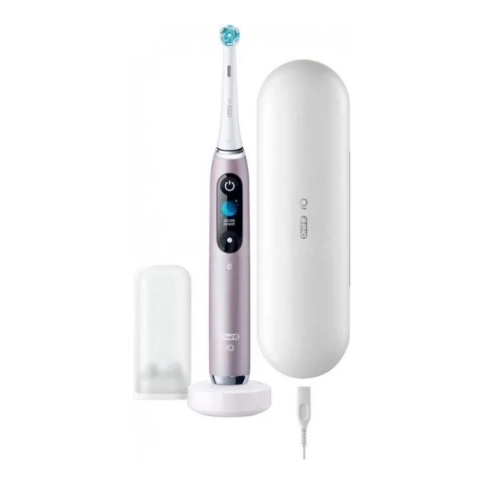 Электрическая зубная щетка Oral-B iO 9 Rose Quartz +Насадки Oral-B iO Ultimate Clean (4 шт) 2