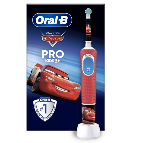 Детская электрическая зубная щеткаORAL-B Vitality Pro Kids Тачки 9