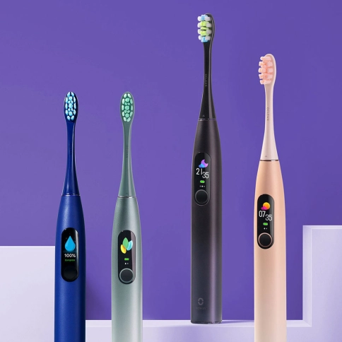 Электрическая зубная щетка Oclean X Pro зеленая 3