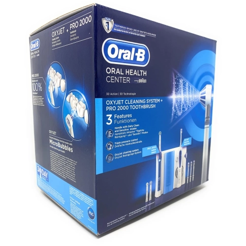 Набор Oral-B Ирригатор Professional Care OxyJet Cleaning system OC601.565.5 + Электрическая зубная щетка PRO 2000 1