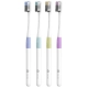 Набор зубных щеток DR.BEI Bass Toothbrush Classic with Travel Package 4 шт