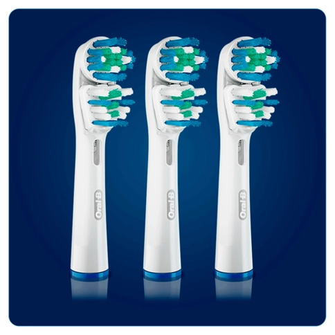 Насадка для зубных щеток Oral-B Dual Clean Testine Ricambio (3 шт) белая 1