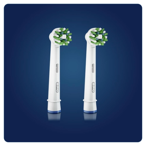 Насадка Oral-B CrossAction для эффективной чистки (2 шт) белая 3