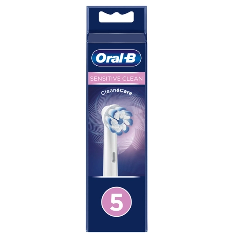Насадка Oral-B Sensitive Clean для бережной чистки (5 шт) белая 1