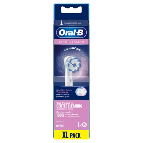 Насадка Oral-B Sensitive Clean для бережной чистки (5 шт) белая 9