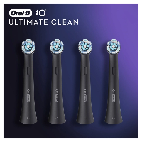 Насадка Oral-B iO Ultimate Clean для эффективной чистки (4 шт) черная 1