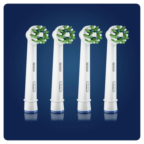 Насадка Oral-B CrossAction для эффективной чистки (4 шт) белая 2