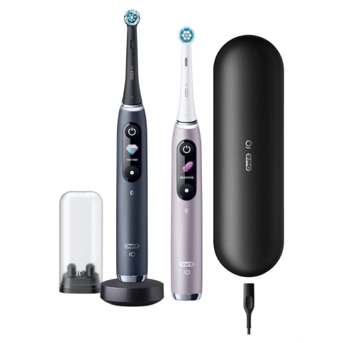 Набор электрических зубных щеток Oral-B iO 9 DUO Black Onyx, Rose Quartz 1