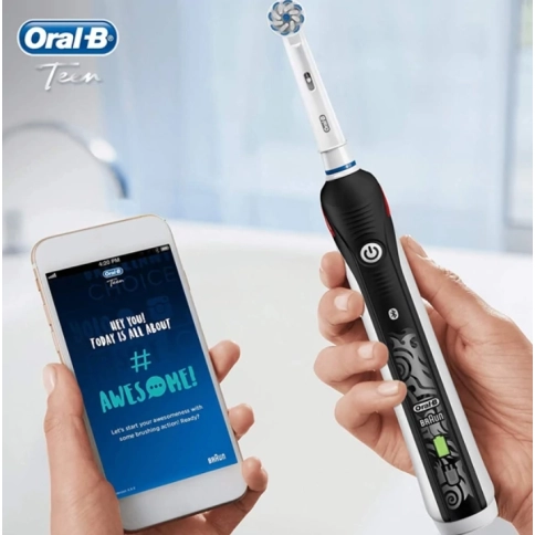 Зубная щетка электрическая Braun Oral-B Teen D601.523.3, черная 3