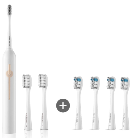 Электрическая зубная щетка usmile P1 - White + Насадка для зубной щетки usmile Whitening Pro PCB01 - White 0