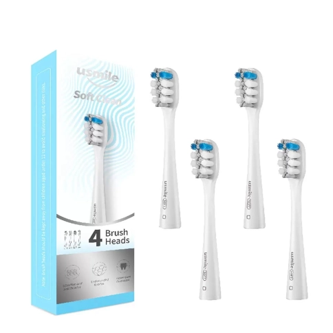 Насадка для зубных щеток usmile PRO03 Soft Clean - White (4 шт) 3